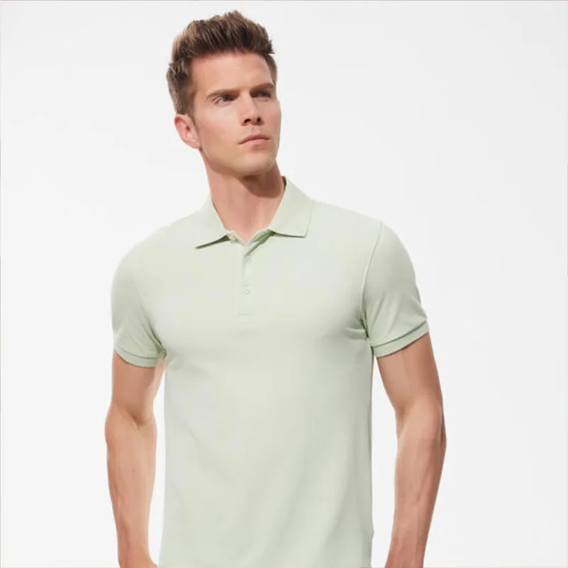 YOTEE-Polo de algodón 100% personalizado para hombre y mujer, camisa informal de Color sólido con bordado impreso, ropa de moda de verano