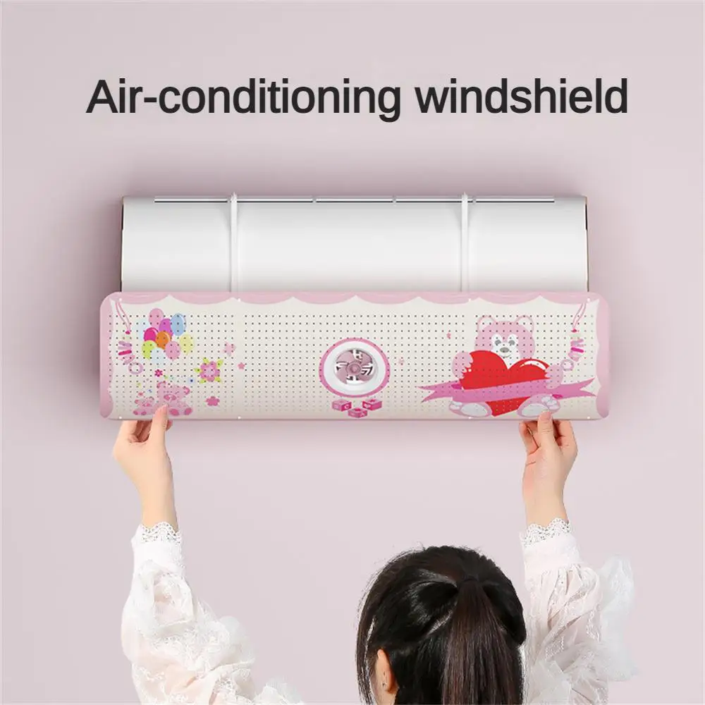 1/2PCS No Punching Windshield Variety Of Options No Punching The New Wall-mounted Anti-blow Air Conditioning Cover Windshield