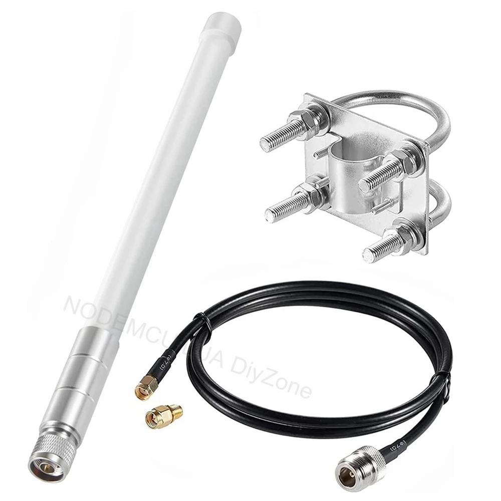 4dBi 915mhz Outdoor Long-Range Antenna with Cable for Helium Hotspot RAK MNTD V2 Nebra Bobcat