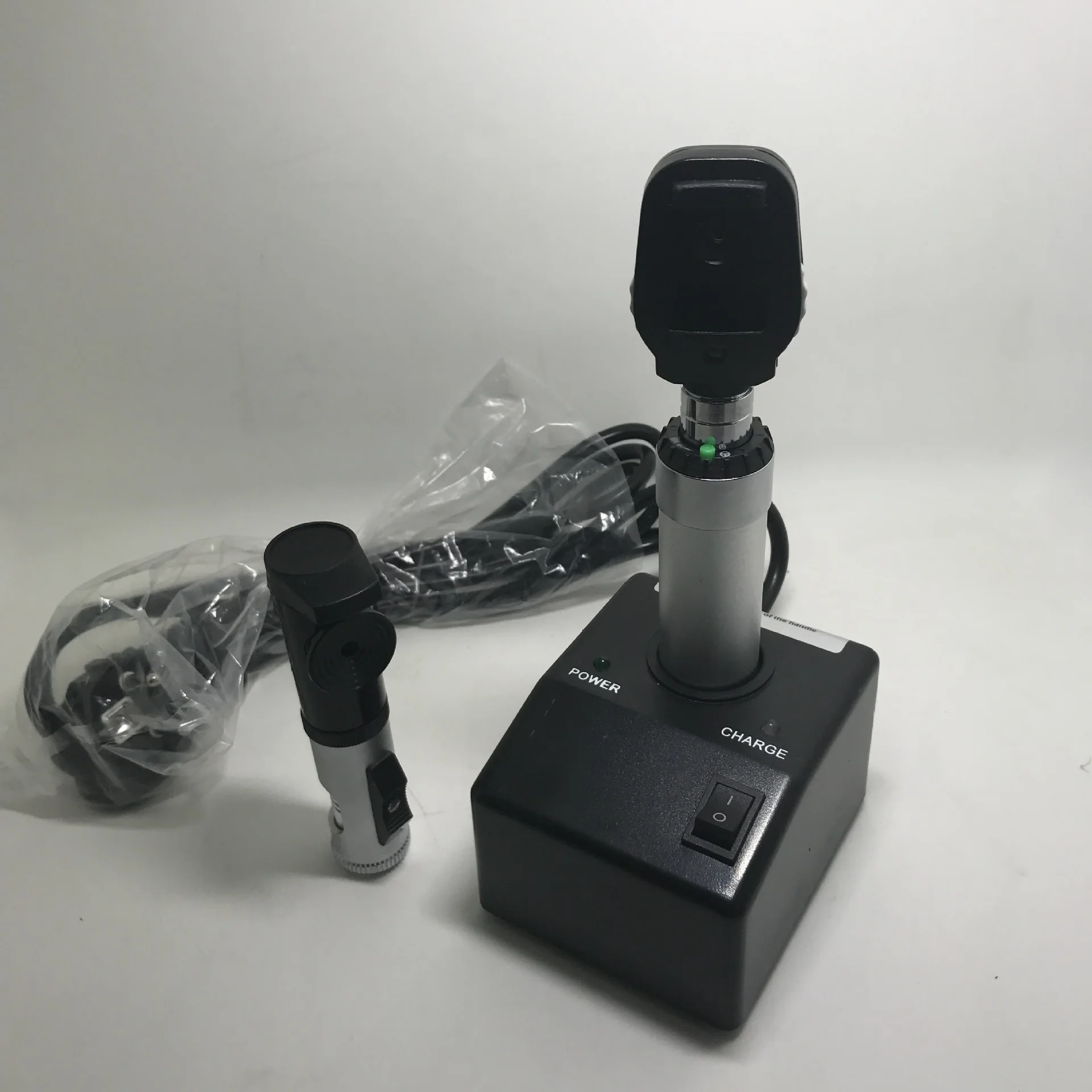 Optometry equipment, rechargeable portable ophthalmoscope