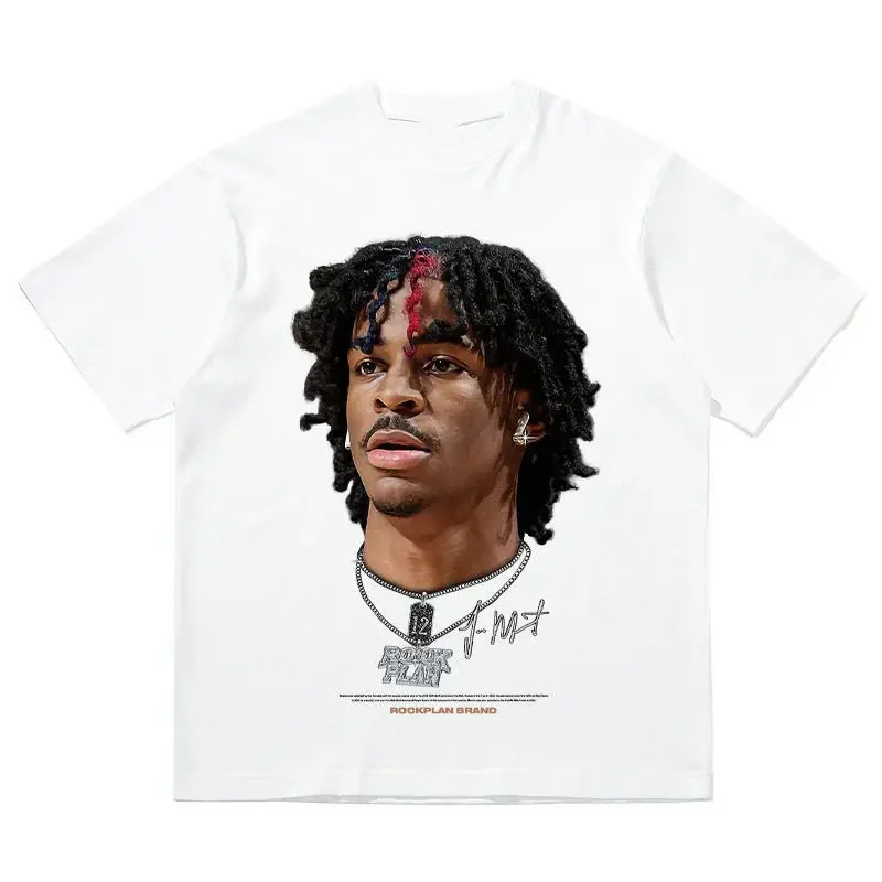 2025 New Fashion Brand Y2K Popular Summer Trend Youth American Street Hip-hop Basketball T-shirt for Both Women Fashion Brand image 2