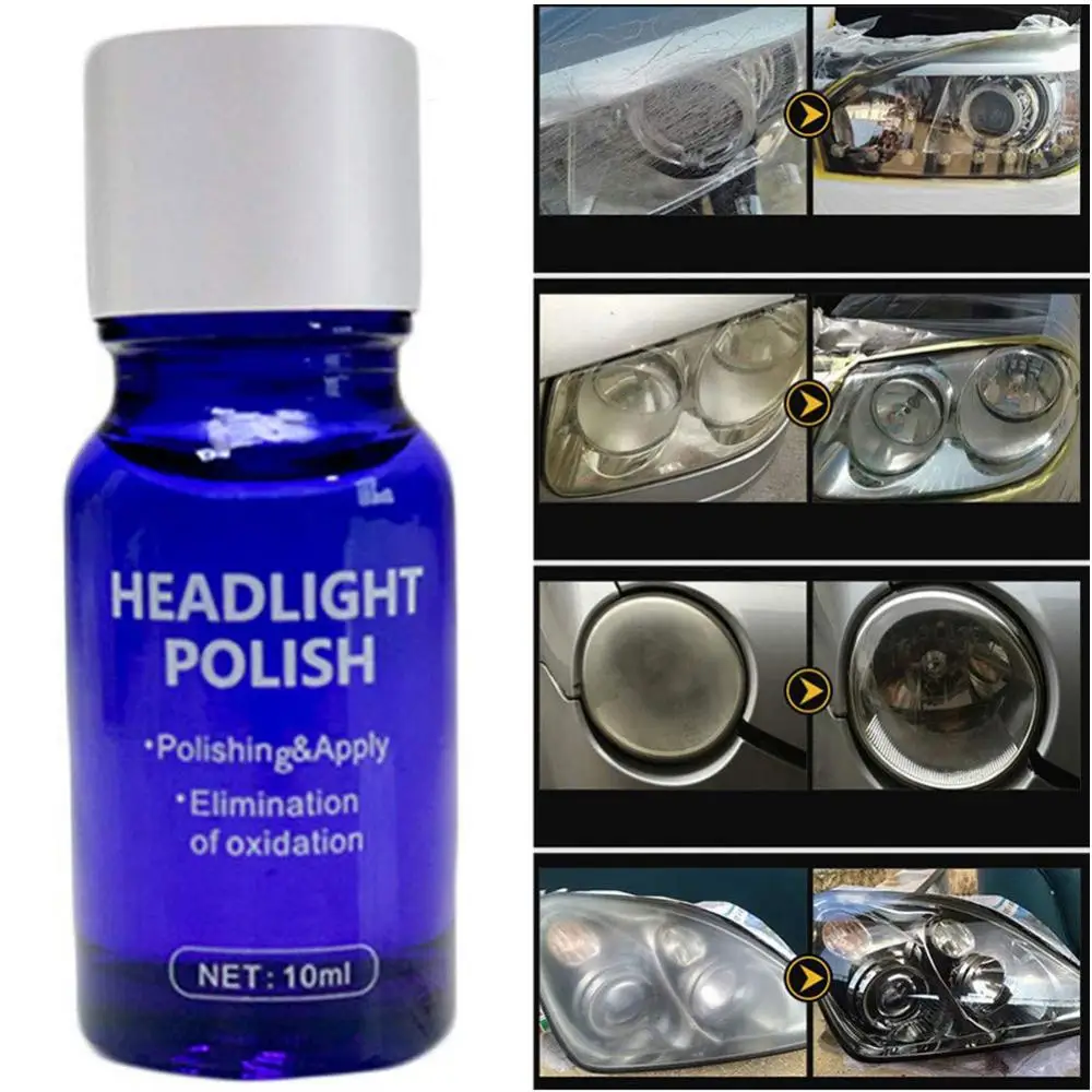 Car Headlight Polishing Agent Headlight Renewal Polish And Maintenance Liquid Kit Scratch Remover Repair Fluid Car Accessories