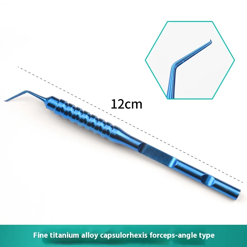 Inamura Capsulorhexis Forceps Eyelid Tool Titanium Ophthalmic Instrument