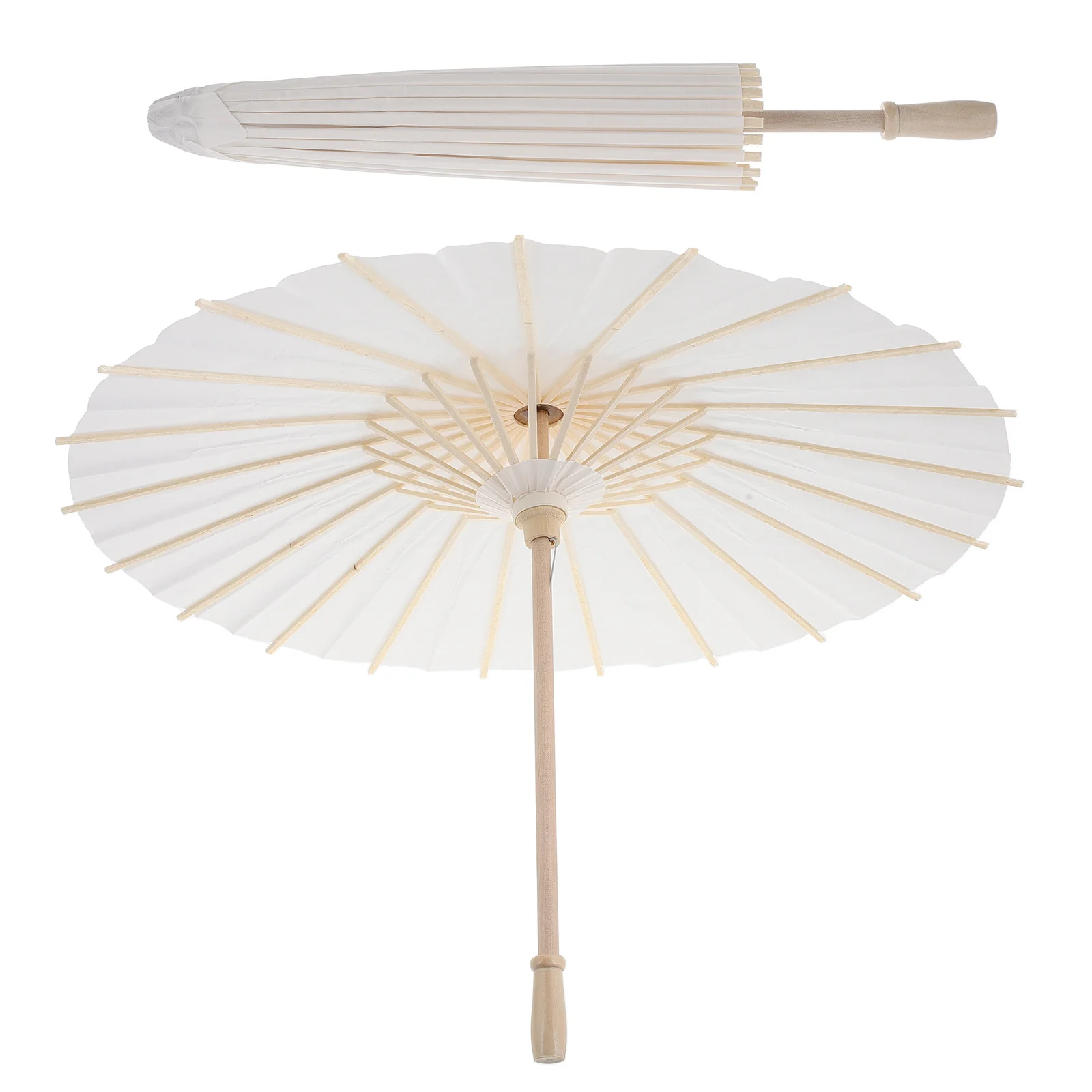 2 قطعة مظلة ورقية زيتية صغيرة للأطفال يدويا فارغة دهان داي الحرفية المظلة الزخرفية المظلات الصغيرة هدايا الحفلات