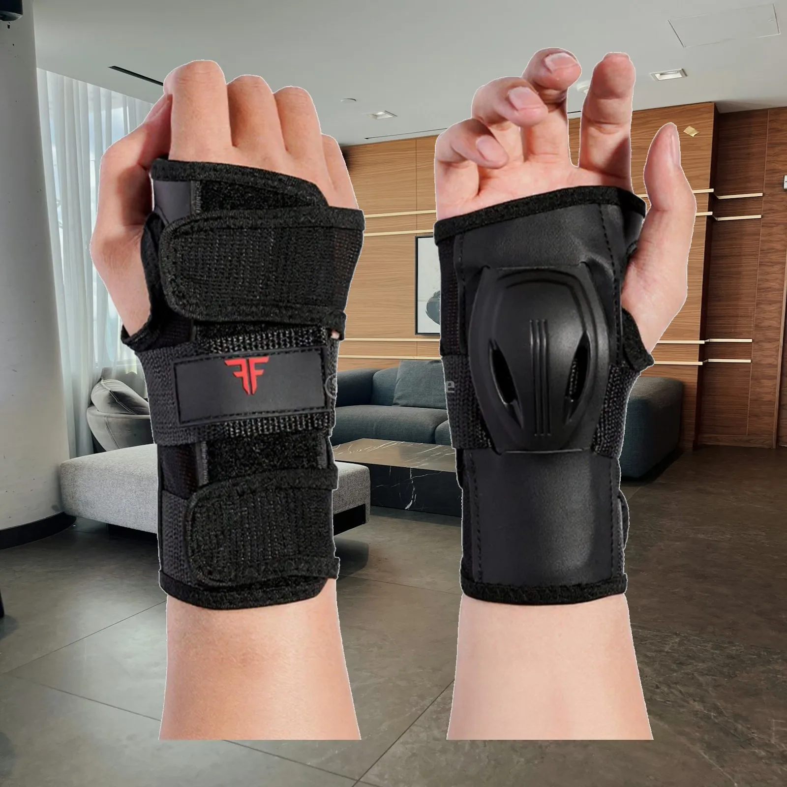 Skating Wrist Guard Protective Splint Durable Material Brace for Skating Skateboard Roller Sports Equipment