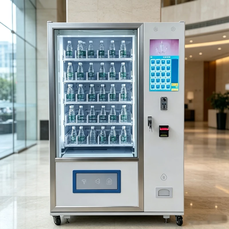 Custom Automatic Water Vending Machine Keypad Screen Coin Card Payment Commercial Drinking Water Vending Equipment