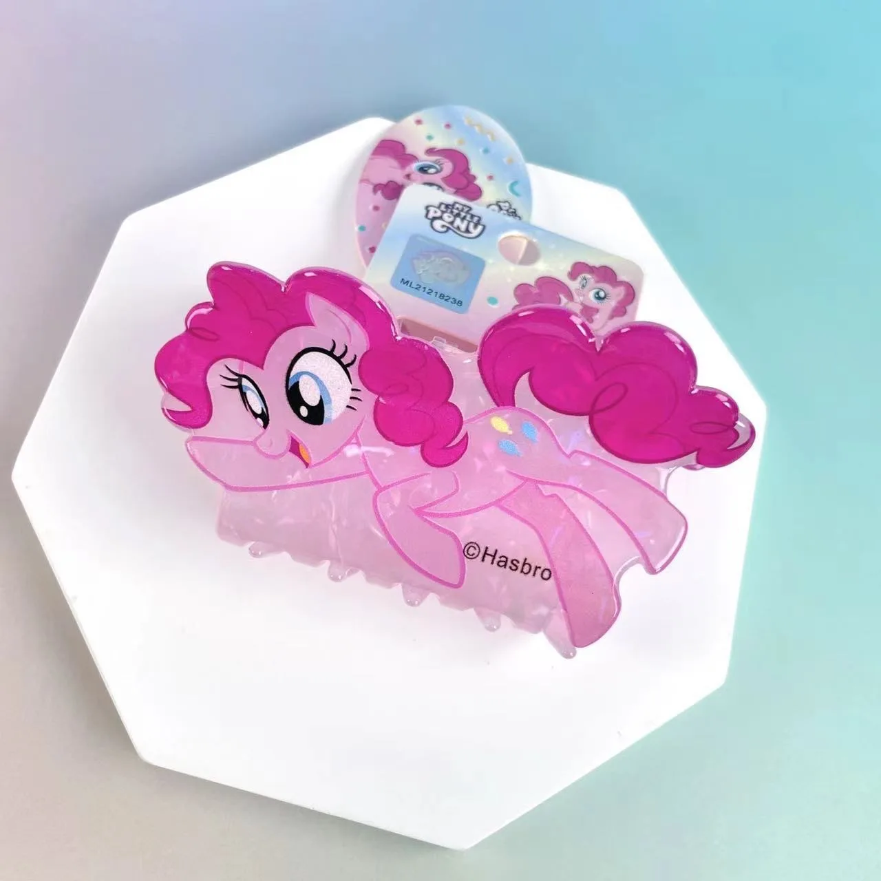 Hasbro My Little Pony Shark Hair Claw Clips Cute Cartoon Ponies Hair Barrettes Fashion Women Hair Accessories Girls Gift view 2