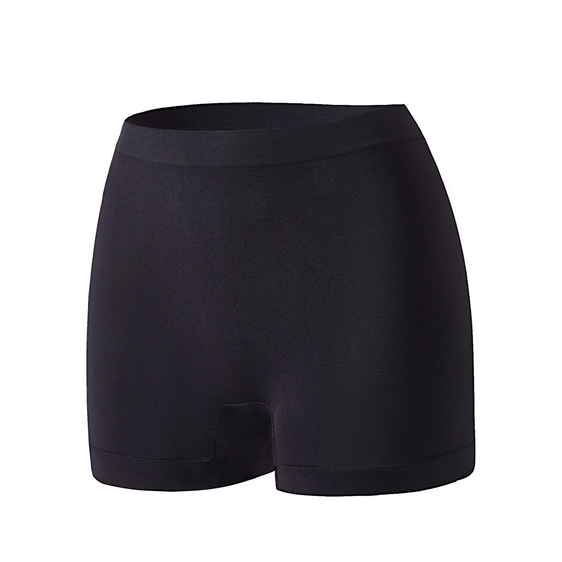 3pcs ผู้หญิงไม่มีรอยต่อเอวสูงสั้นสาว Anti Exposure กางเกงยกสะโพกหญิงความปลอดภัยกางเกงเลดี้กีฬาชุดชั้นใน Boyshorts นักมวย