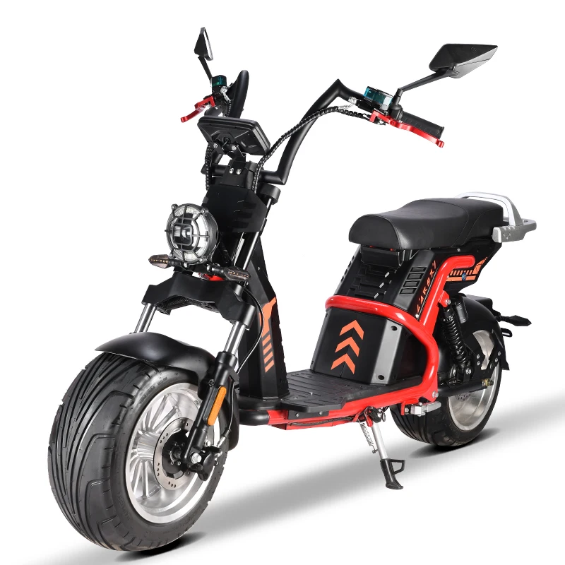 New CP-9 Beautiful Electric Scooter 4000W 12inch High Speed Big Seat Lithium Battery Factory Price Adult