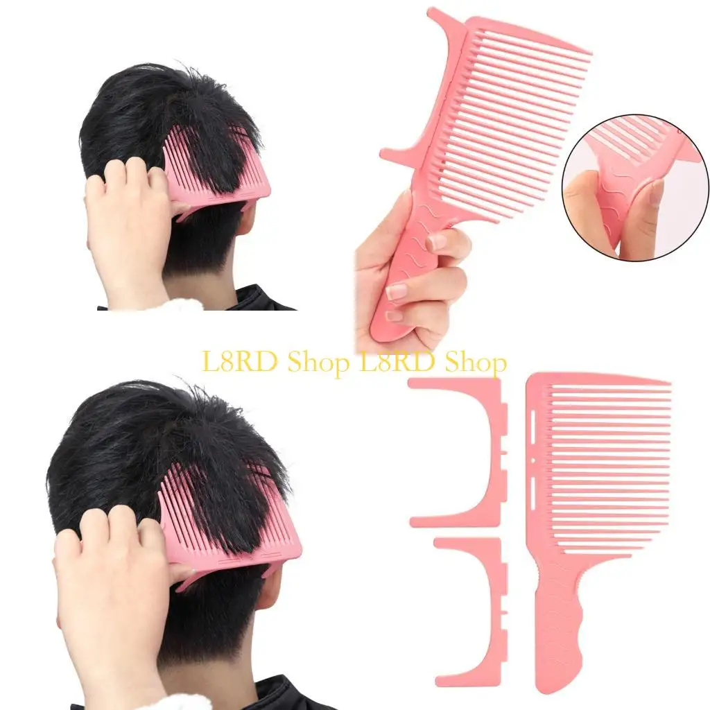 

L8RD Расческа для стрижки волос, расческа для стрижки волос в домашних условиях, парикмахерская расческа для выцветания волос,