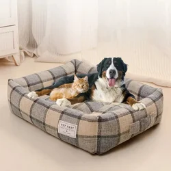 Removable Soft Sofa Dog Beds Warm Pet Mat for Puppy Cool Cushion Dog Sleeping Nest Pet Bed Cozy Cat Baskets Kennel House