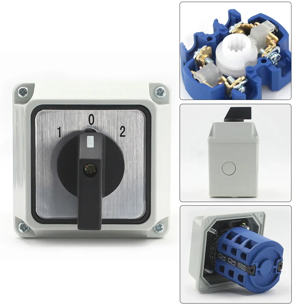 

Waterproof And High Temperature Resistant Enclosed Changeover Switch 380V 25A With Thickened Galvanized Copper Parts