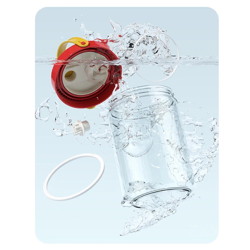 Tarro de vidrio de dopamina Kimchi, tarro de pepinillos con tapas, colador de aceitunas, contenedor de pepino, almacenamiento de alimentos, tarro separador de fermentación