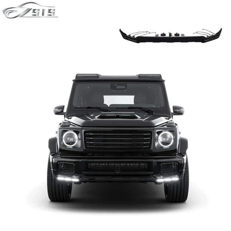 Premium PP Plastic Front Lip Spoiler Exterior Mod Part For G Class W465 G500 G450 2024‑2026