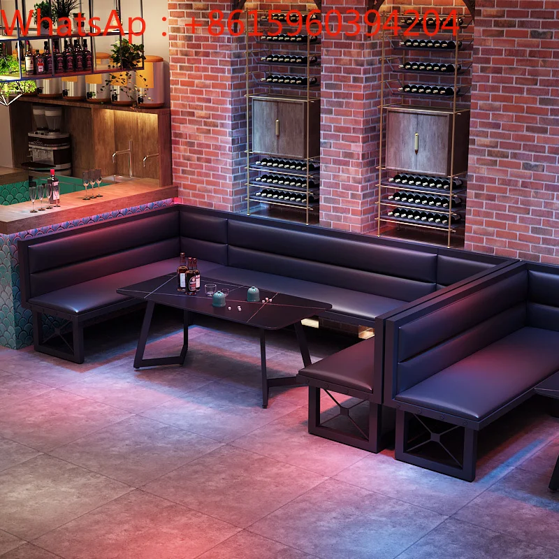 Industrial wine bar, table and chair clearing bar, music bar, card seat sofa, bistro, commercial sofa