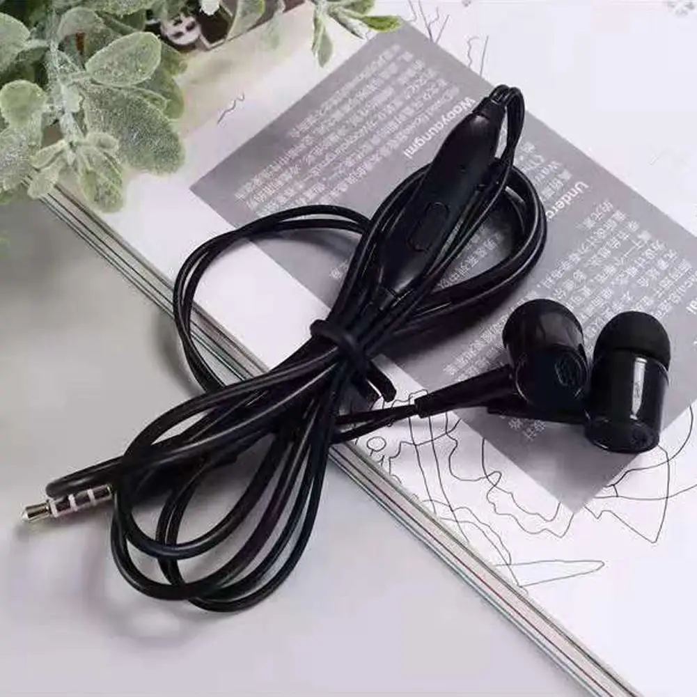 X6G9-In-ear Fones de ouvido com microfone, 3,5mm, esporte, baixo, jogos, fone de ouvido, alta qualidade, controle de música, novo