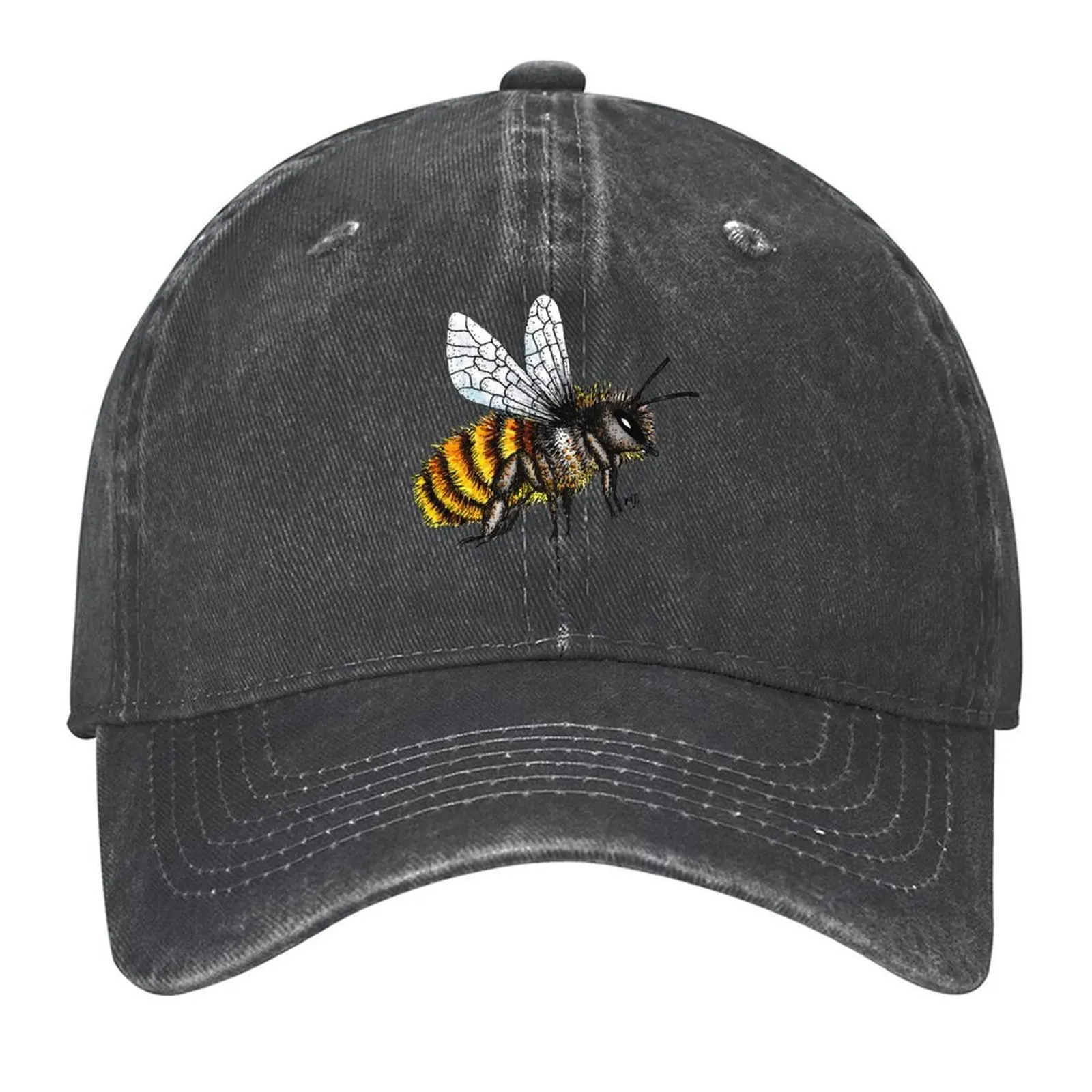 

Red Mason Bee Design Baseball Cap tea Hat luxury caps fashionable Gentleman Hat Men Hats Women's