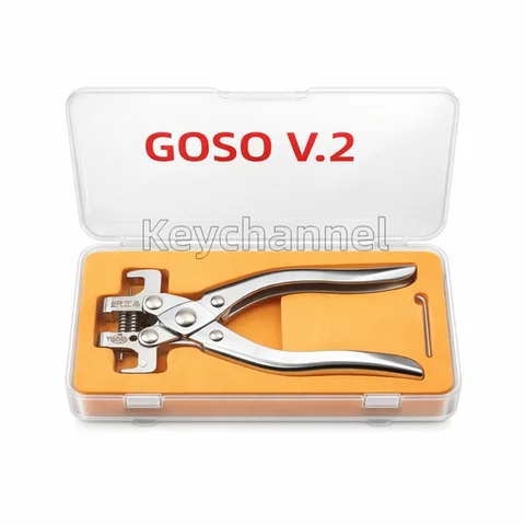 Keyychannel GOSO V2 Flip Складной инструмент для снятия автомобильных ключей — Инструмент для фиксации слесарного разъемного штифта для дистанционных ключей KD XHORSE (1 коробка)