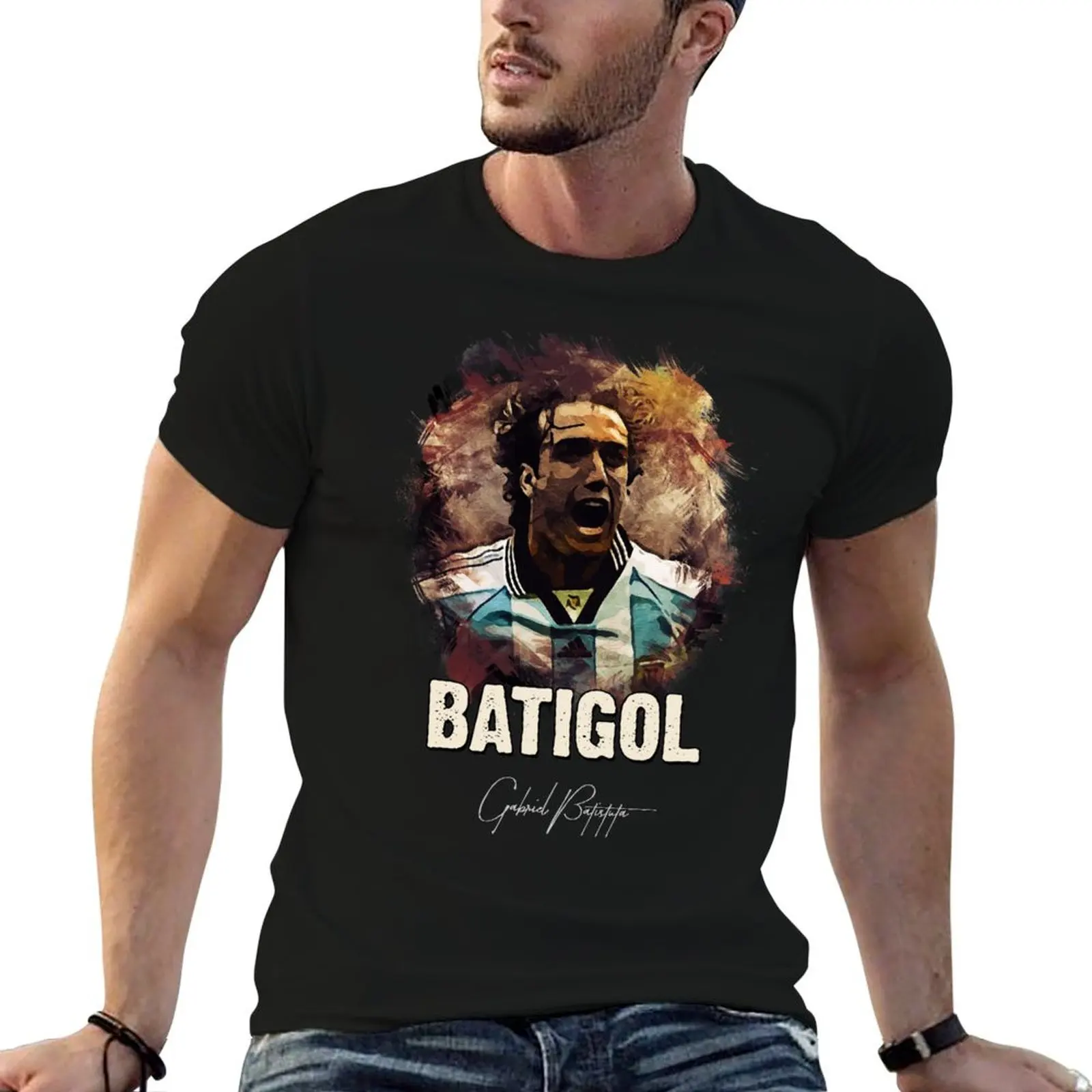 

BATIGOL - Gabriel Batistuta - The LEGEND T-Shirt man t shirts high quality luxury brand man t shirt graphic T-Shirt