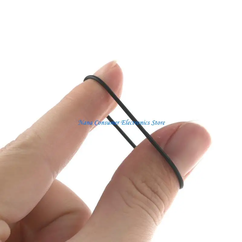G7NE 20Pcs 1.5mm Cassette Tape Machine Recorder Rubber Belts for Repair Maintenance