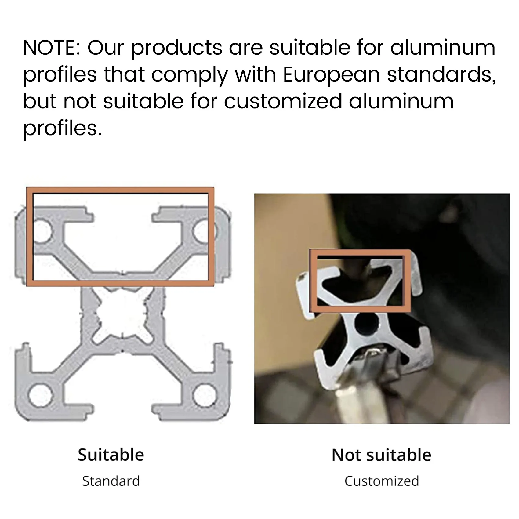 ABVS 3-Way End Corner Bracket Connector for T slot Aluminum Extrusion Profile 2020 series (Pack of 4, with screws)
