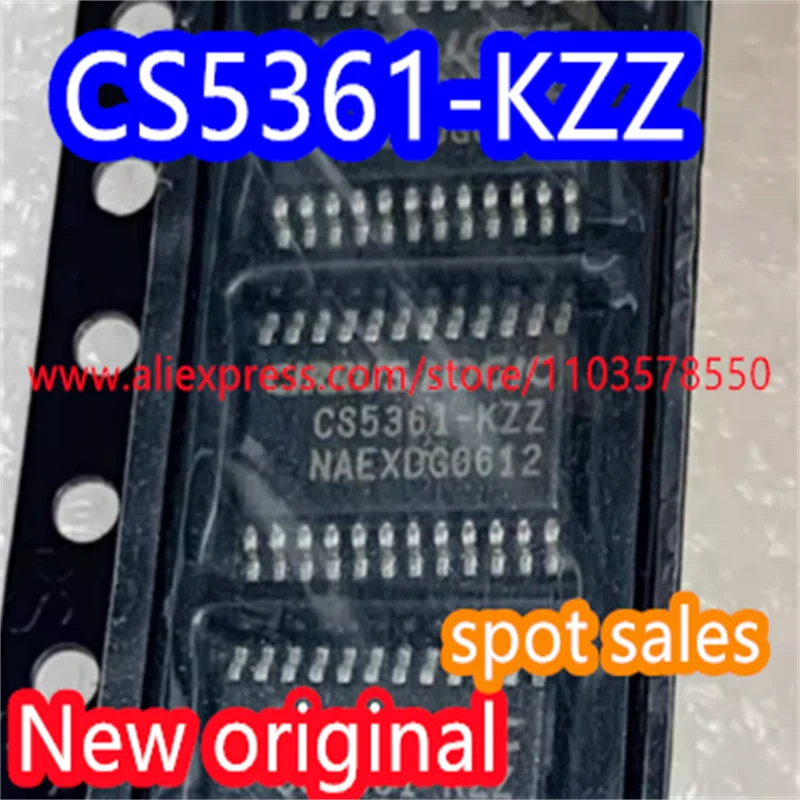 5PCS 100% Brand new original CS5361-KZZ CS5361 CS5361KZZ audio analog-to-digital converter ICs 24 bit 114dB 192kHz multi bit ADC