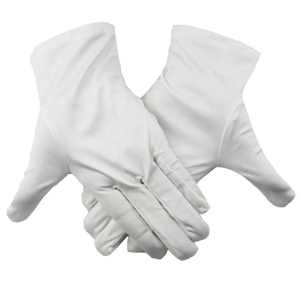 

5Pair Premium Polyester Dust-Free Cloth Gloves Anti-Static Microfiber Gloves for Restaurant Kitchen Work Cleaning Hobby DIY Home