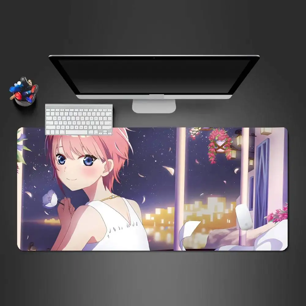 Nakano Ichika Animation Mousepad Non-slip Suitable For Office Computers Laptops E-sports Game Desk Mats XXL Keyboard