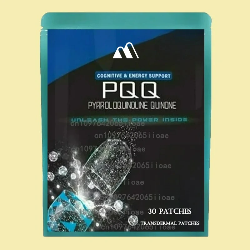 

30 Patches PQQ (Pyrroloquinoline Quinone) Transdermal Patches Heart, Cognitive Support Nootropic