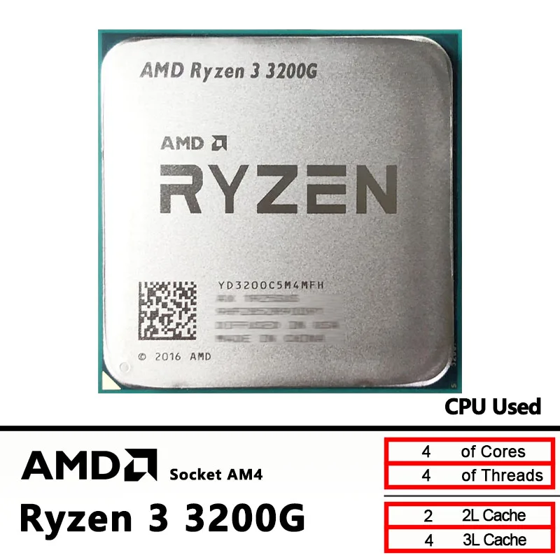 amd-ryzen-3-3200g-utilizzato-r3-3200g-36-ghz-zen-0012-quad-core-quad-thread-65w-cpu-l3-4m-yd3200c5m4mfh-presa-am4