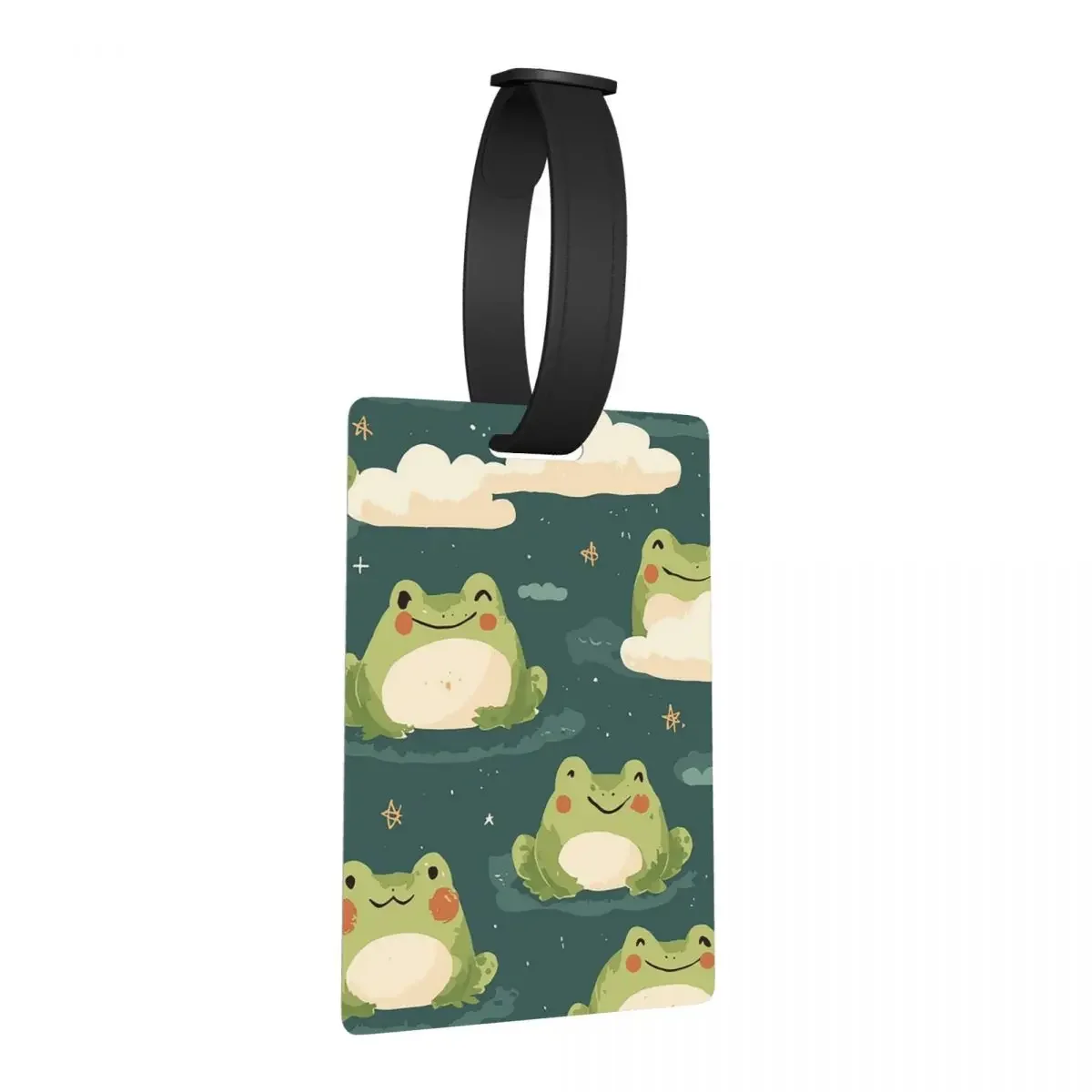 

Charming Frog Pattern Luggage Tags Suitcase Accessories Travel Fashion Baggage Boarding Tag Label Holder ID Name Address