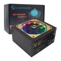 Gaming Computer PSU Power Supply 850W ATX Computer Customized PSU With RGB Cooling Fan PC PSU