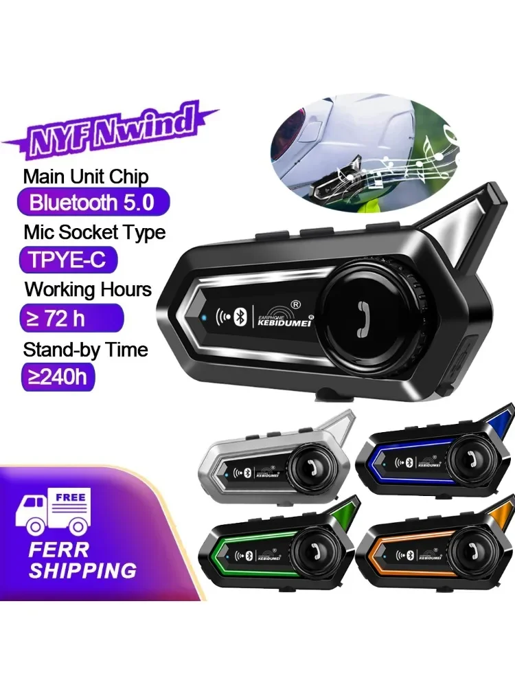 AliExpress velev BT31 Bluetooth Motorcycle Helmet Headset Headphone Wireless Motor Bike Handsfree Stereo  Speaker Noise Reduction Earphone