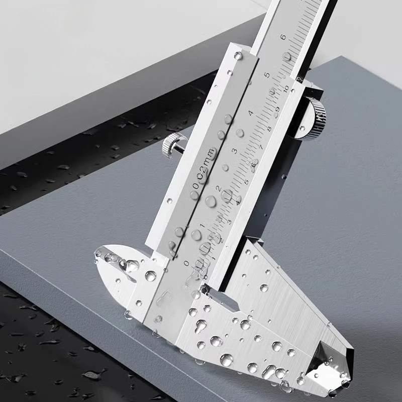 0.02MM high-precision vernier caliper stainless steel caliper dual scale measuring tool 0-150/200/300mm vernier caliper