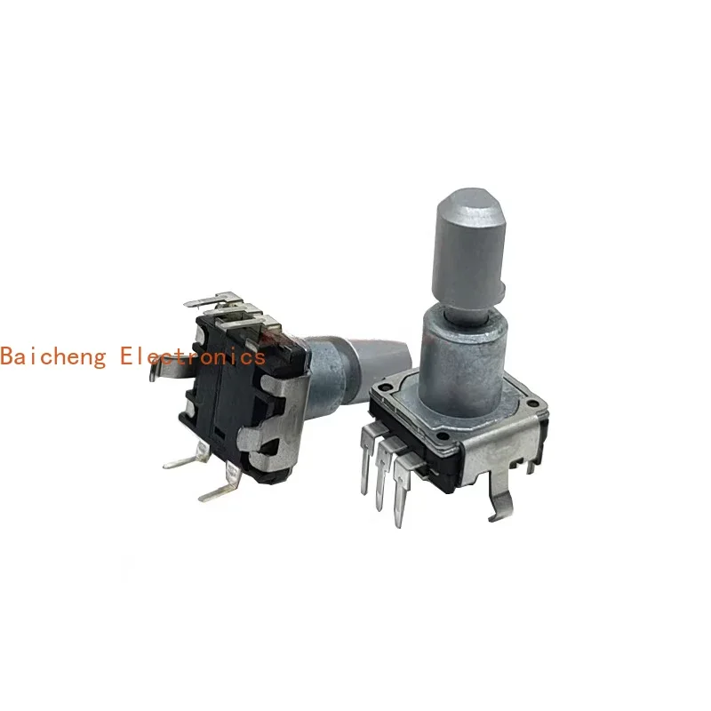 10PCS EC11 encoder with switch 30 position 15 pulse potentiometer rotation adjustment volume 17 half axis