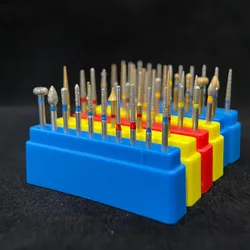 10pcs/Set Dental Golden Diamond Burs for Teeth Porcelain Ceramics Composite Polishing Lab Material