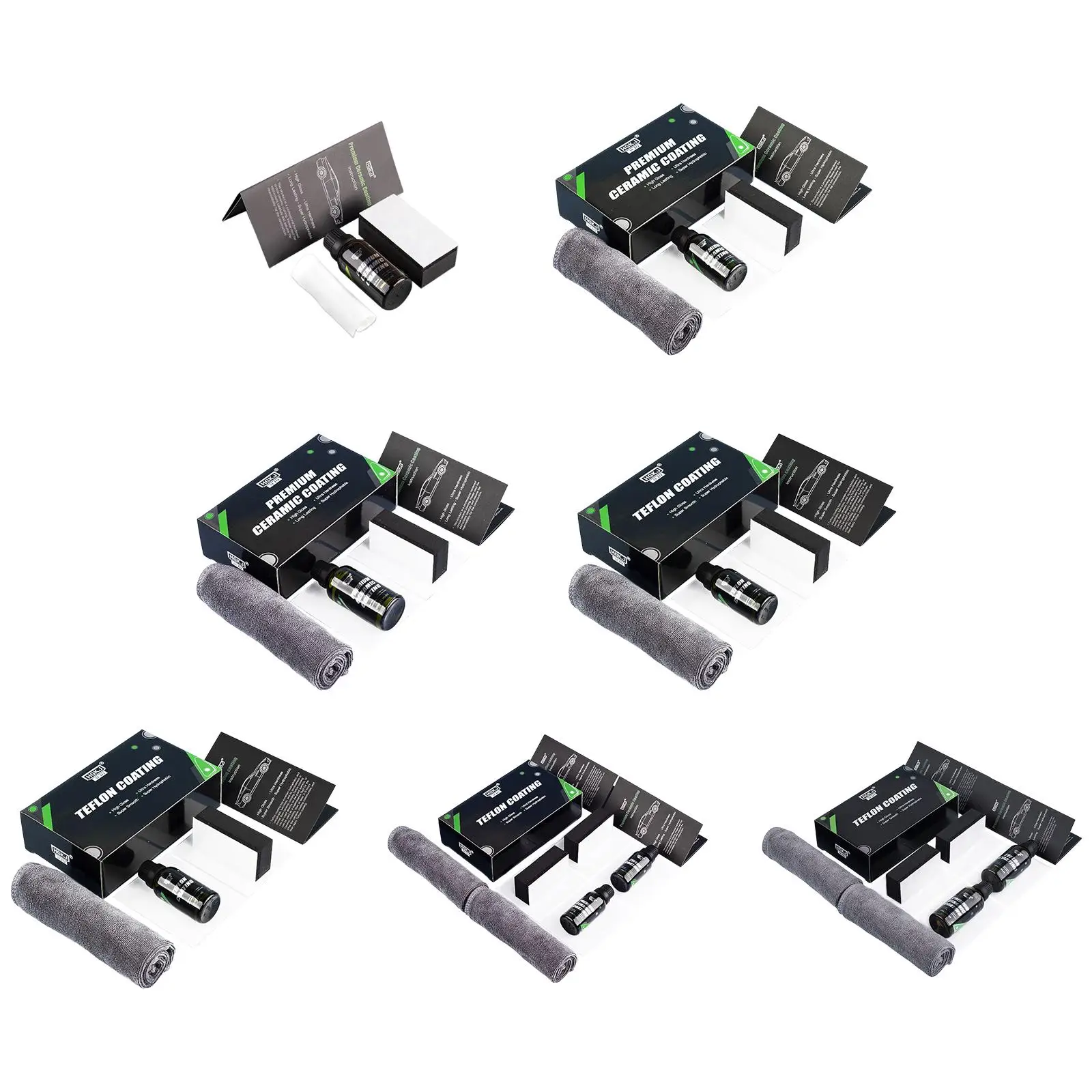 Zestaw Super Hydrofobowe Odkurzacze samochodowe Premium