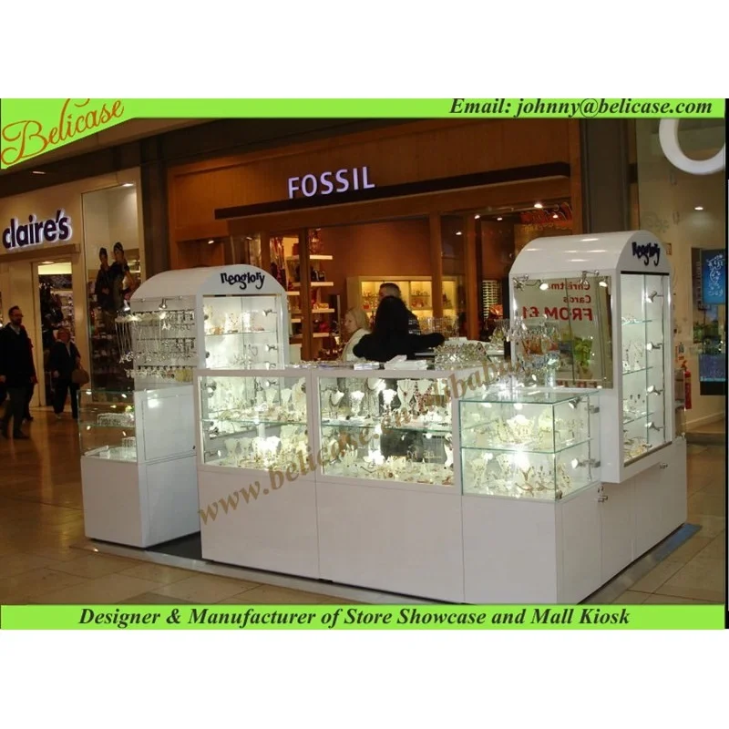 Personalizzato, espositore per gioielli vitrine e chiosco del centro commerciale