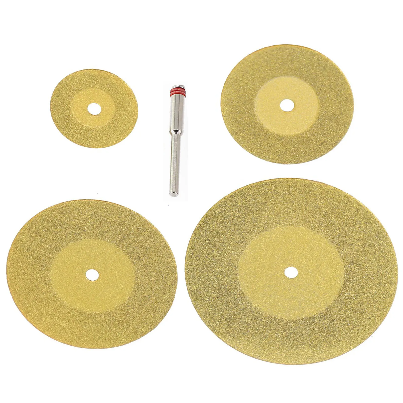 

~5PCS Diamond Cutting Disc ~20/30/40/50mm With 1 Joint ~3mm For Rotary Tools ~TiN Coated Circular ~Saw Blade Cutting Tools