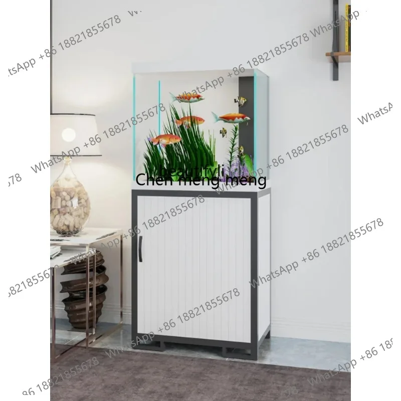 LHY26 ss LBX Fish Tank Living Room Small Household Change Water Bottom Filter Aquarium Super White Glass Landscaping Fish Globe