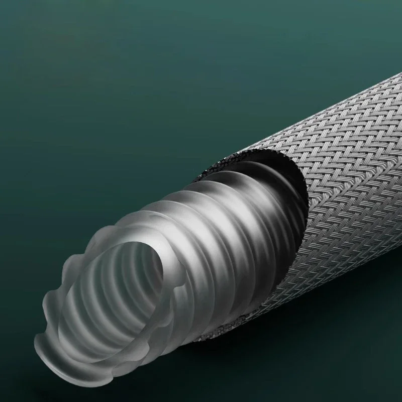 Flexible Bathroom Bath Shower Head 1.5m/ 2m Nylon Rope Shower Hose Bathroom Accessories Water Head Shower Head Pipe Tool