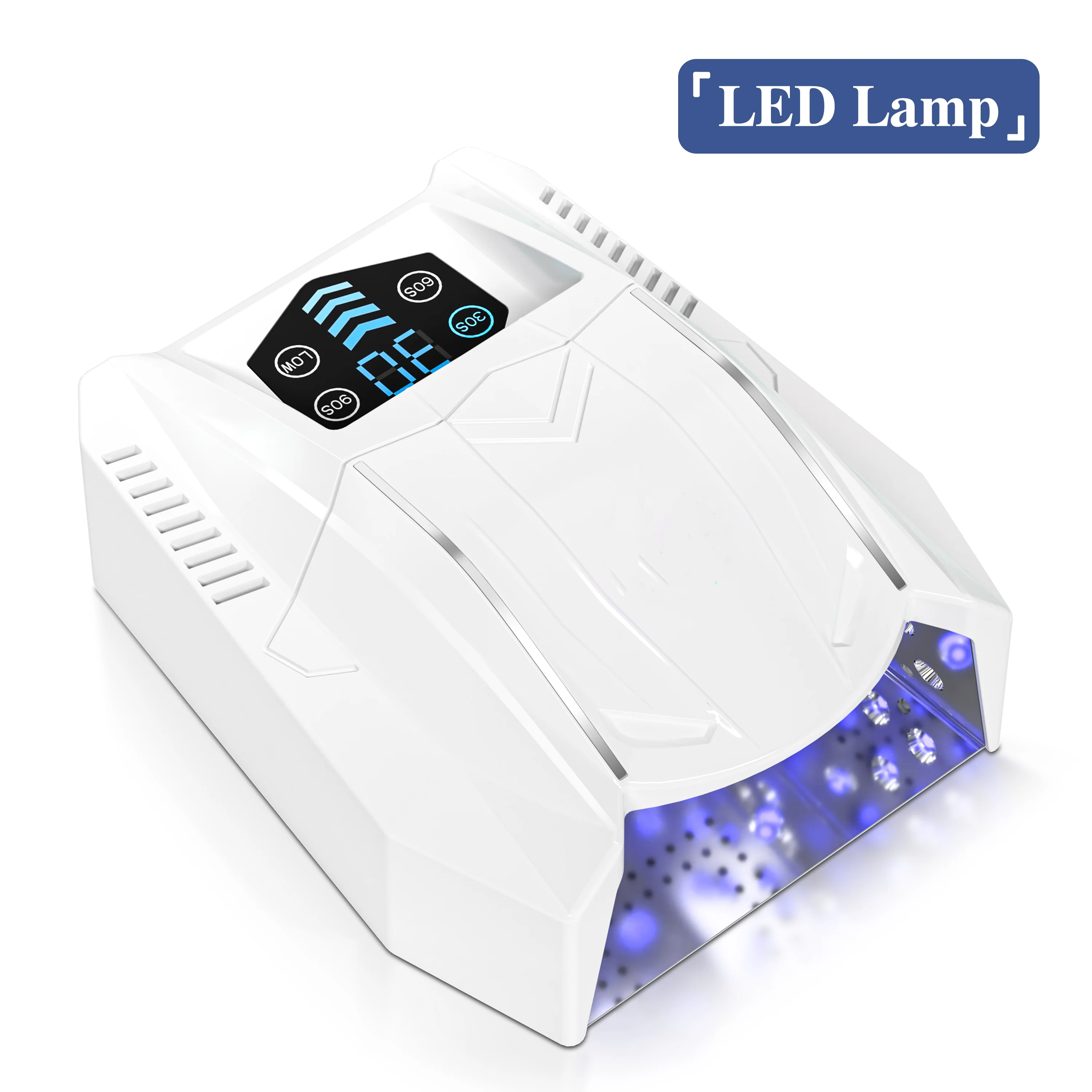 LAMWO Lampada per unghie wireless Forniture per unghie Attrezzatura professionale per unghie ad alta potenza Lampada a LED UV Essiccatore per gel leggero per manicure