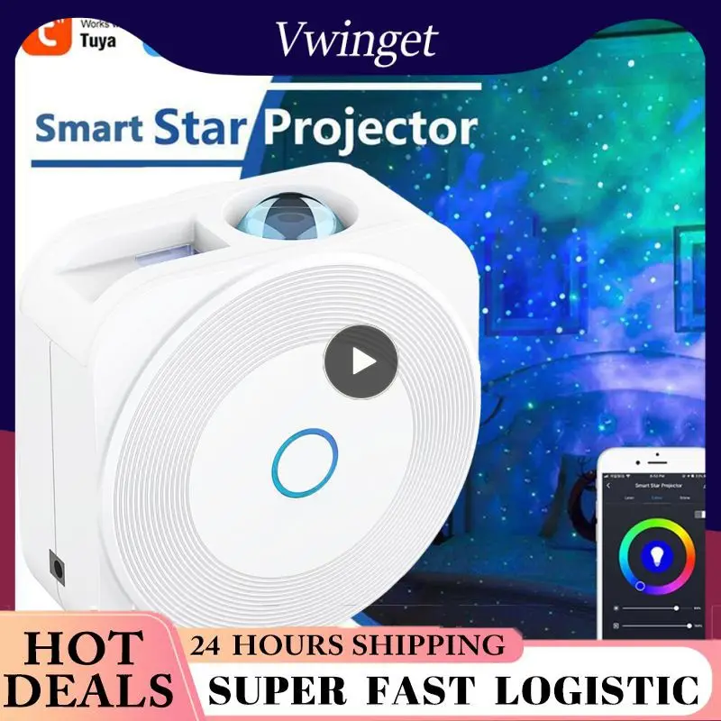 New upgraded Smart Star Projecter Wireless Tuya APP Control With Music Rhythm Sycn Nebula Projector Voice Control Via Alexa