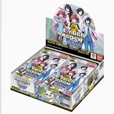 Bandai Genuine DTCG Digimon Card Battle BT-22 Boosters Pack Cyber Eden Chinese Version Anime Peripheral Collection Kids Gifts