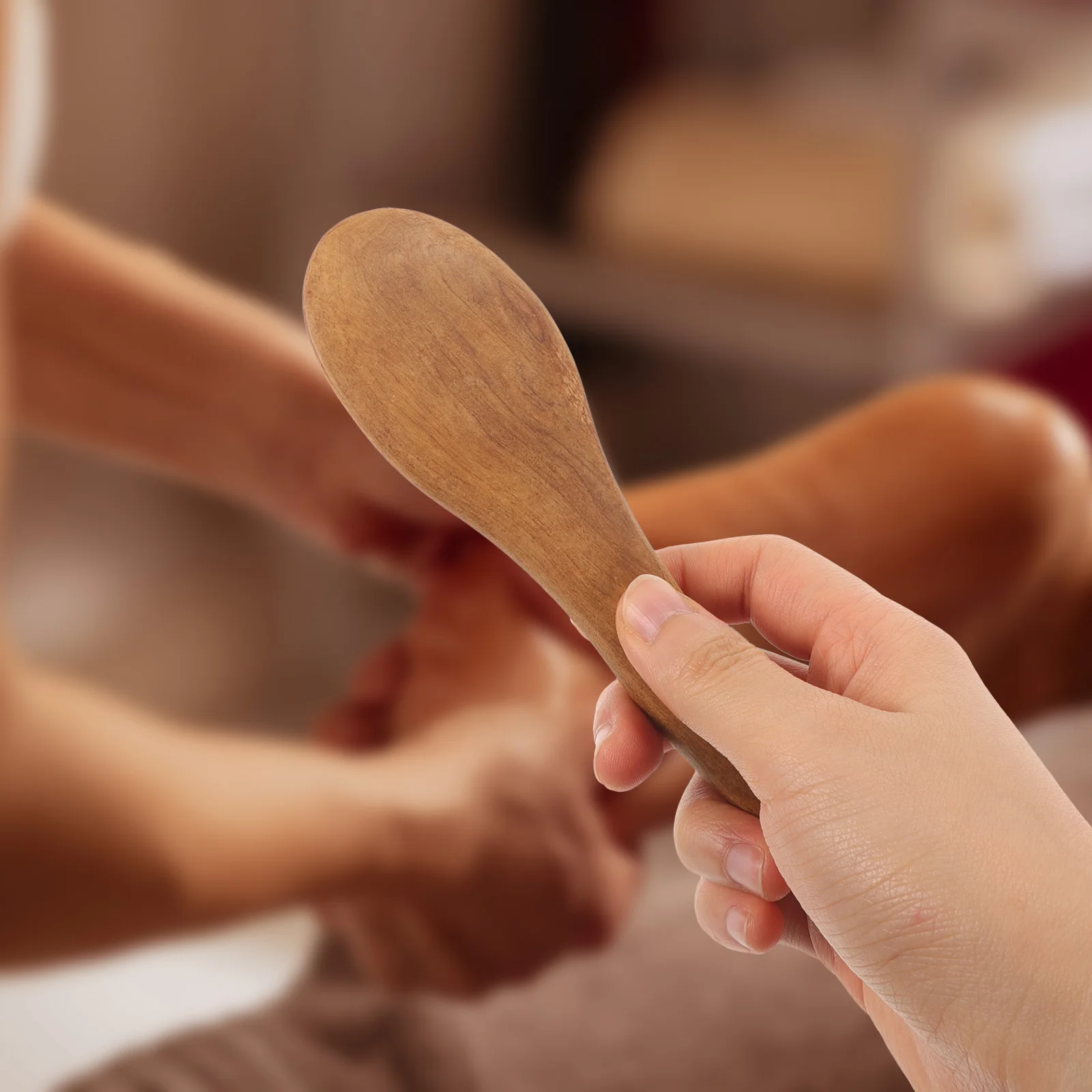 

Wooden Massage Stick Handheld Foot Roller Practical Massager Manual Tools Acupressure Pen Pointed Side Muscle Massage Long