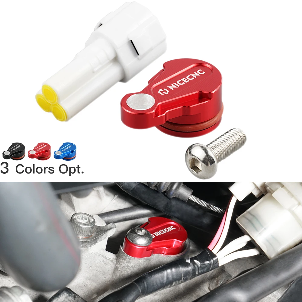 NICECNC Speed Sensor Block Off Plug For Yamaha RAPTOR 700 Raptor 700R YFM700 YFZ450R YFZ450X 2006-2026 Aluminum ATV Accessories