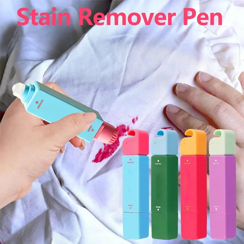 Clothes Stain Remover Pen Portable Waterless Instant Stain Removal Pen Grease Detergent Emergency Decontamination Cleaning Stick