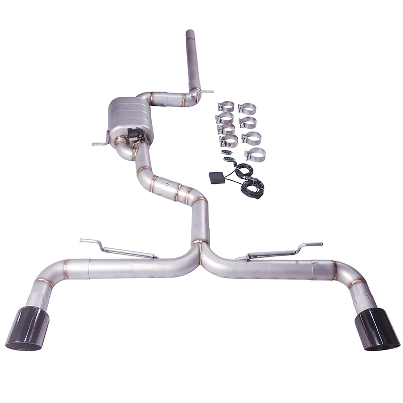 For Applicable to the 2021-2026 Volkswagen Golf 8/8GTI MK8 2.0T 1.4T Stainless Steel Mid Rear Sports Exhaust System