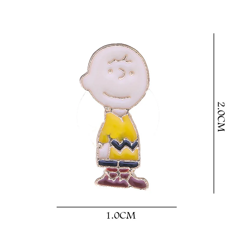 Anime Snoopy Enamel Pins Cartoon Cute Lapel Pin Accessories Shirt Jacket Bag Brooch Jewelry Decoration Hat Pin Gift for Friends