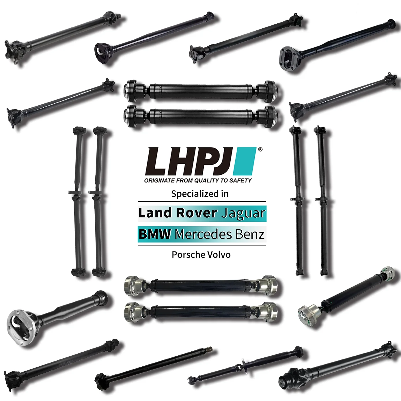 LHPJ مهاوي المحرك الأمامي 26207526677 OE 2620 7526 677 لسيارات BMW X3 E83 أجزاء عالية الجودة عمود المروحة